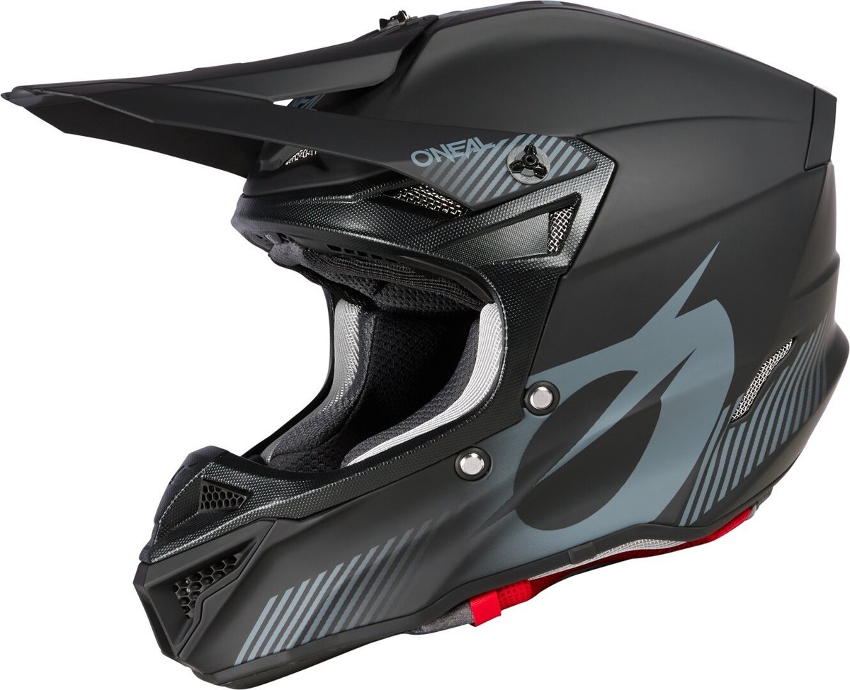 O'NEAL 5SRS Solid V.25 Matt Black Motocross Helmet - Maat L - Helm