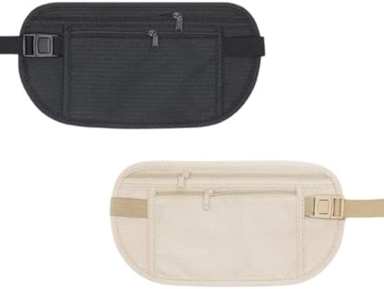 Lot de ceintures porte-monnaie dissimulées, sac banane, antivol