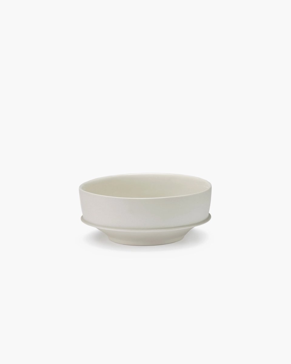 Serax Kelly Wearstler Dune schaal bowl S D19cm H8cm alabaster (set 2 stuks)