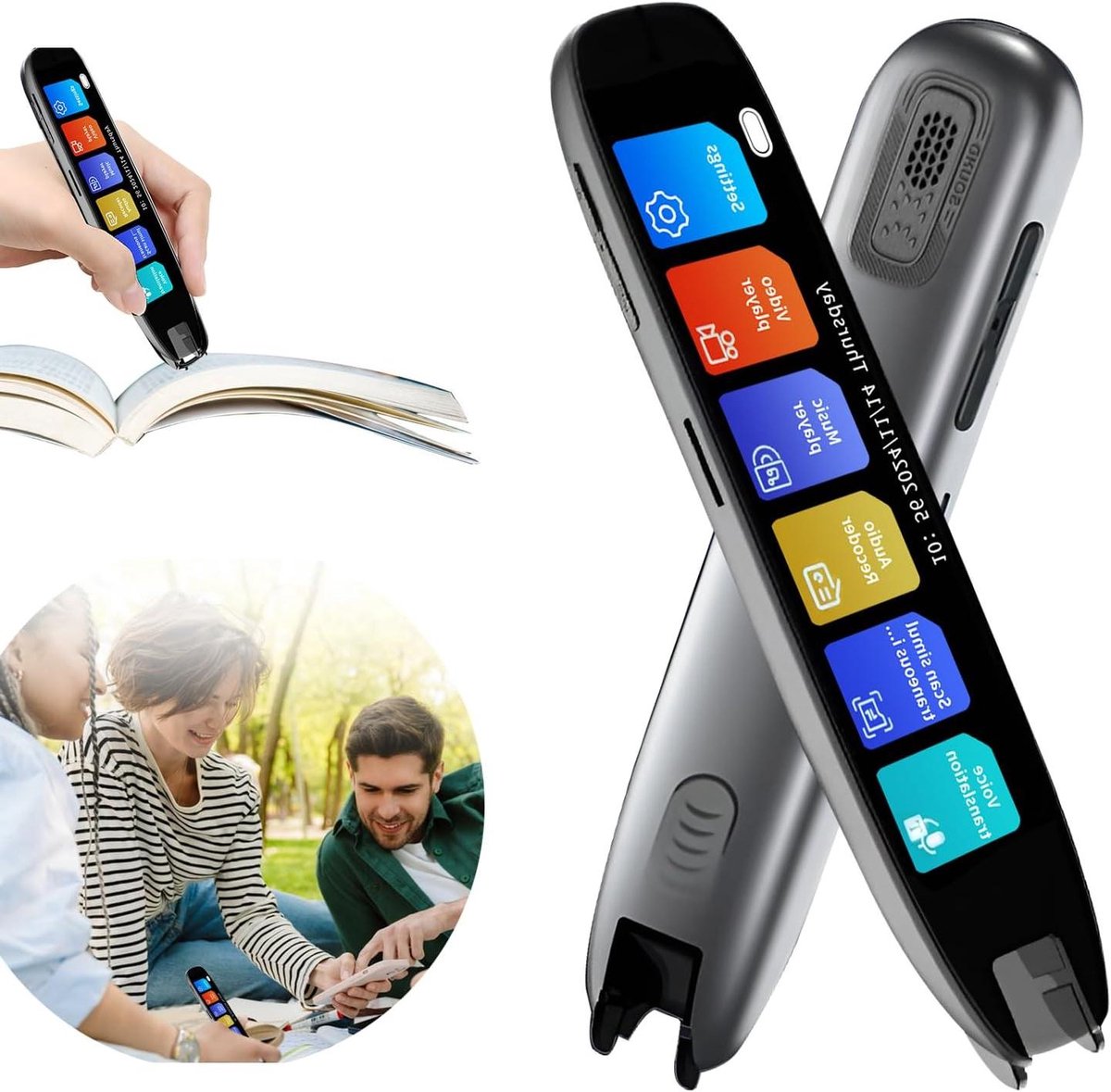 Scan Translator Pen 94 cm Touchscreen 142 Talen - Smart Reading Pen