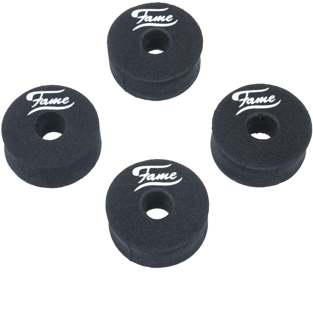 Fame Cymbal Washers Felt 40mm x 16mm, Black, x4 - Accessoire voor bekkens