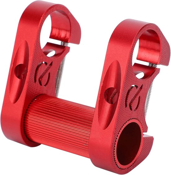 Fiets Dubbele Stuurpen, Verstelbare Stuurpen 25.4 MM Vouwfiets Stuurpen Holle Stuur Dubbele Stuurpen Fiets Conversie Accessoire(Zilver) Fietsen En Reserveonderdelen