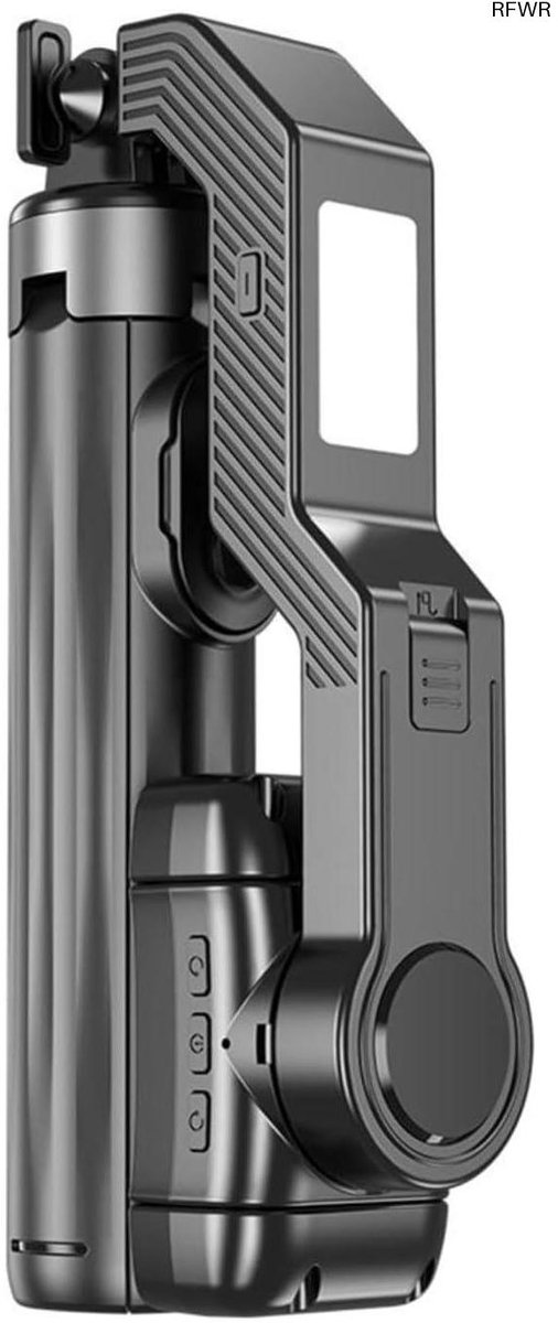 RFWR® 360° Smartphone Gimbal Stabilizer met Vullicht en Uitschuifbaar Statief voor Vlogs en Streaming