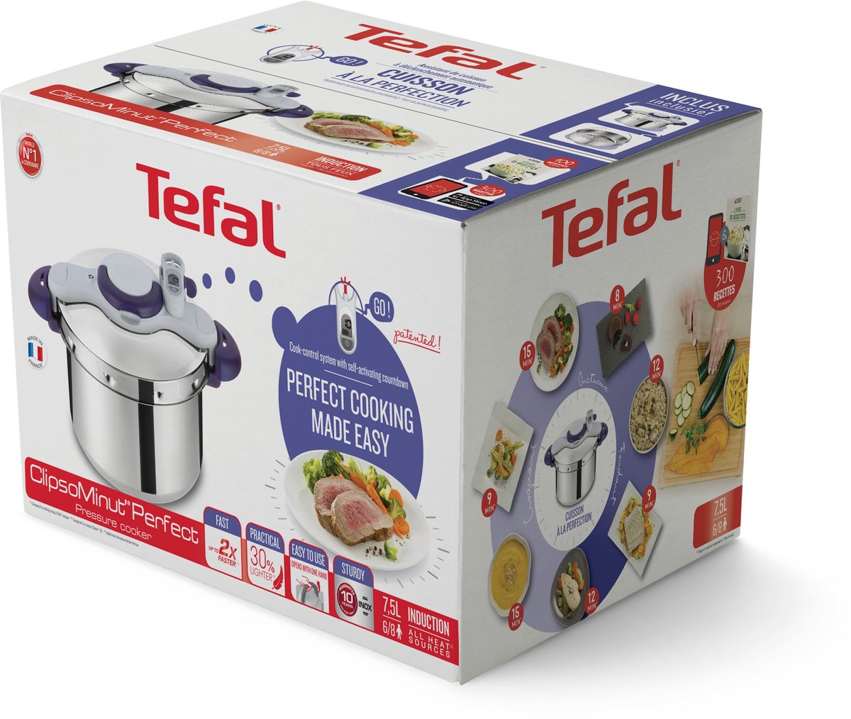 Tefal Clipso Minut Easy Snelkookpan - 6L - Vergelijk prijzen Tefal Clipso Minut Easy Snelkookpan - 6L - Vergelijk prijzen