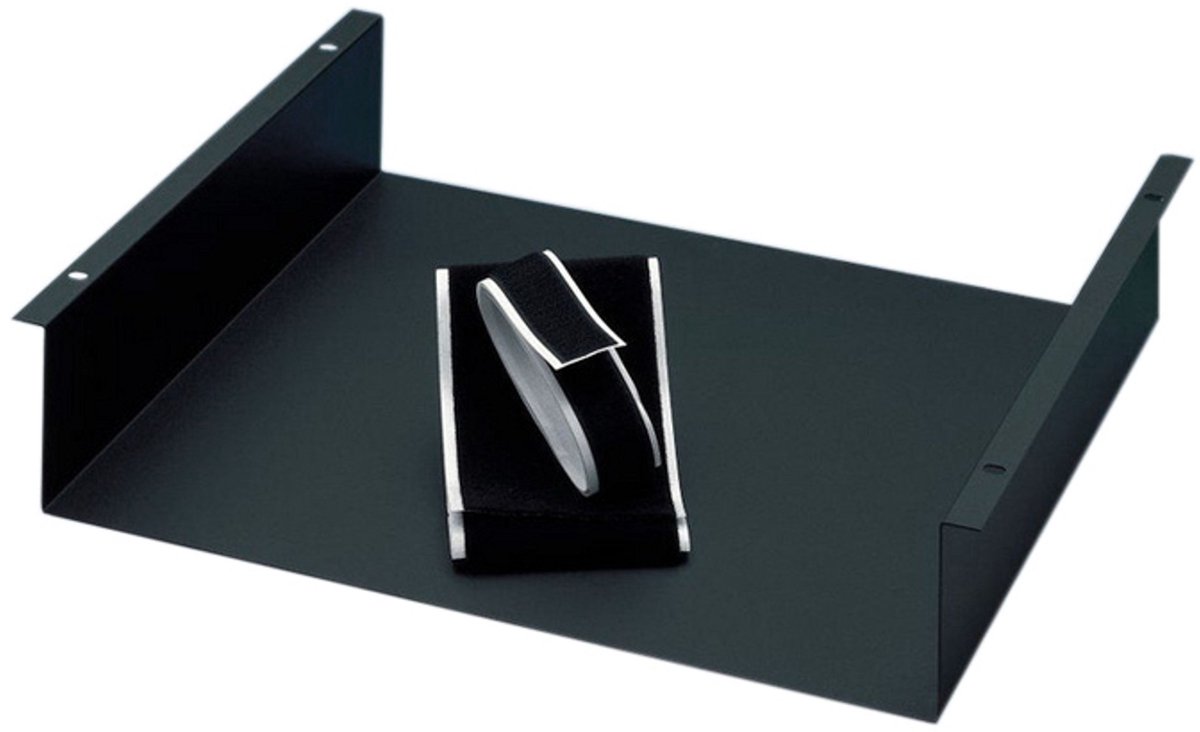 Adam Hall 8756 19" Rackplank 2 HE met klitteband - Rack tray