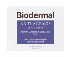 Biodermal Dagcrème Anti-Age 60+ - 2 x 50 ml - Voordeelverpakking