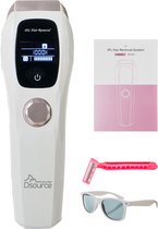 Bol.com Dsource IPL ontharingsapparaat- Laser Ontharingsapparaat- Voor Thuis- 1.000.000 Flitsen- Langdurige Haarverwijdering- 10... aanbieding