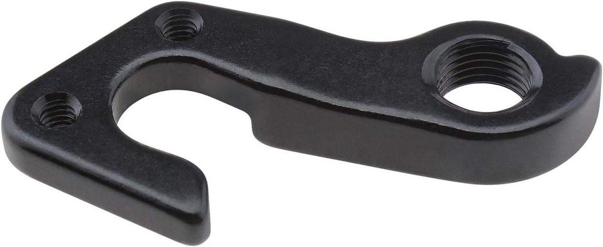 Fiets Achterderailleurhaak Zwart Aluminium voor Mountainbike Onderdelen - Haak Hanger voor MTB-fietsen.