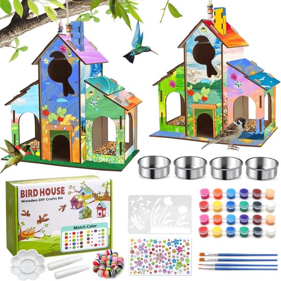 Baker Ross FX379 Kerst Fotolijst Pakketten - Set van 5, Kerstmis Decoratie Knutselen voor Kinderen, schuim Knutselset
