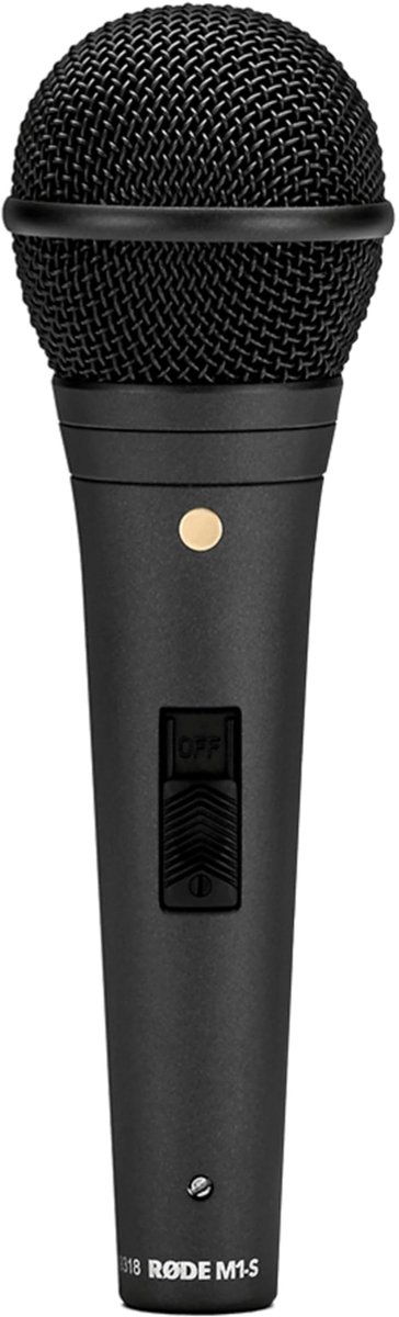 RØDE M1-S - Dynamische Zang‑ en Interviewmicrofoon – Met Aan/Uit Schakelaar