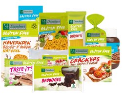 Damhert glutenvrij mixpakket - haverkoek, pasta, chocolade - 2.06 kg