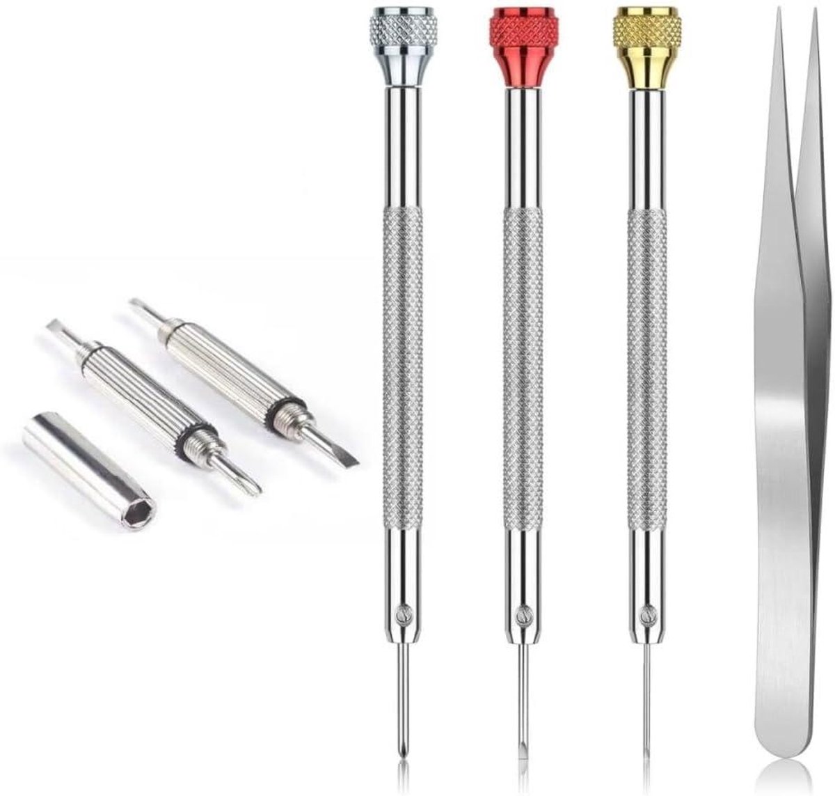Allecto Plus - Precisieschroevendraaier Kit voor Horloges en Elektronica - Batterij Vervangen - Sleutels en Speelgoed - Sieraden - 85-delig