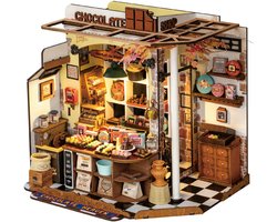 Robotime Rolife Henry's Chocolate - DG174 - Miniatuur - Knutselen - Bouwpakket - Creatief - Modelbouw