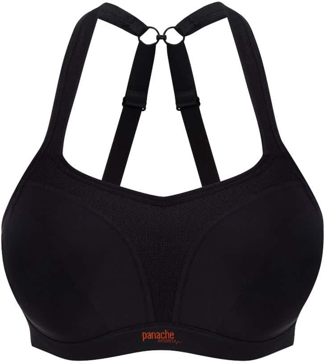 Panache - Power Sport BH met beugel - Zwart - 70I