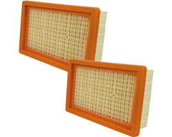 Multaparts® HEPA vlakfilter geschikt voor Kärcher -set a 2 stuks- wasbaar| Vlakfilter o.a. geschikt voor WD4, WD5, WD6, MV4, MV6 serie | Vervanger voor origineelnummer 2.863-005.0