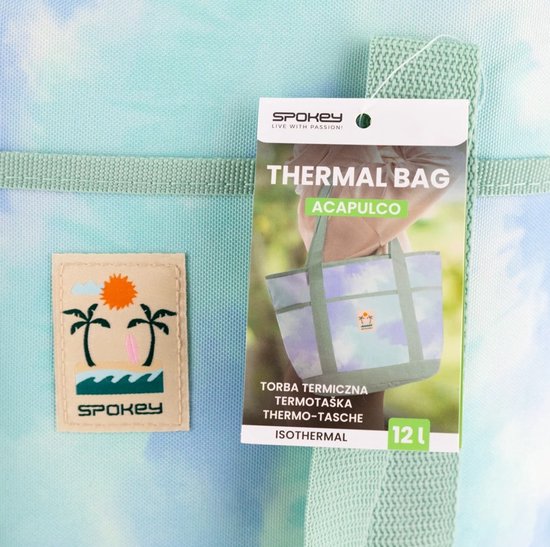 Spokey ACAPULCO - Sac de plage Tie-Die - Isolation thermique - 12 litres