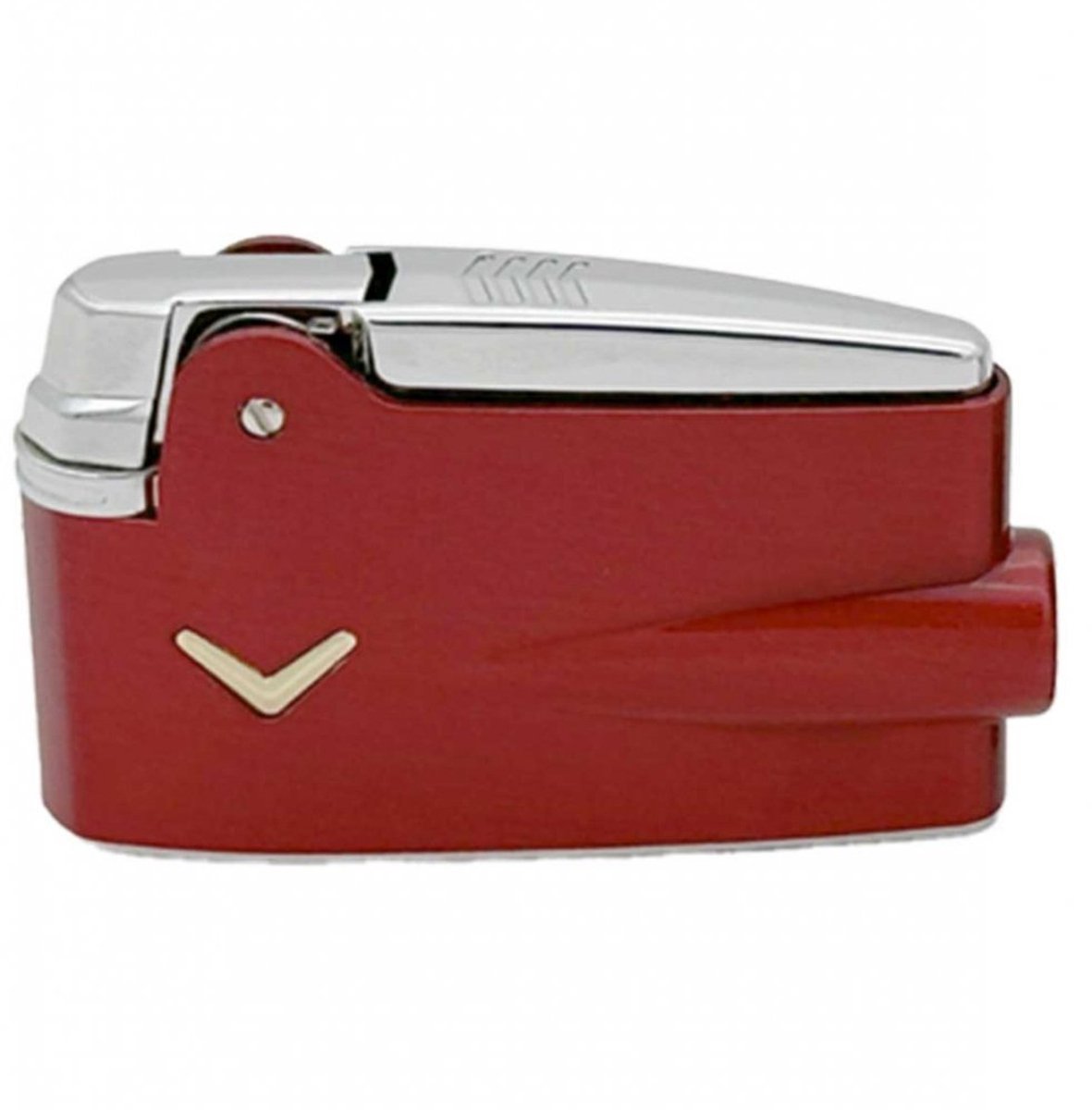 Aansteker Ronson Varaflame rood met V