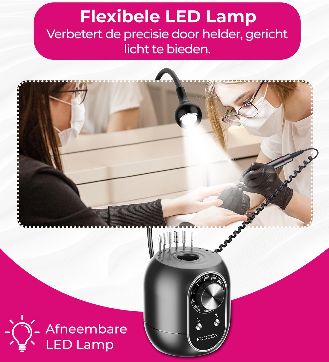 FOOCCA Desktop Ultra nagelfrees 50.000 rpm thumbnail 5