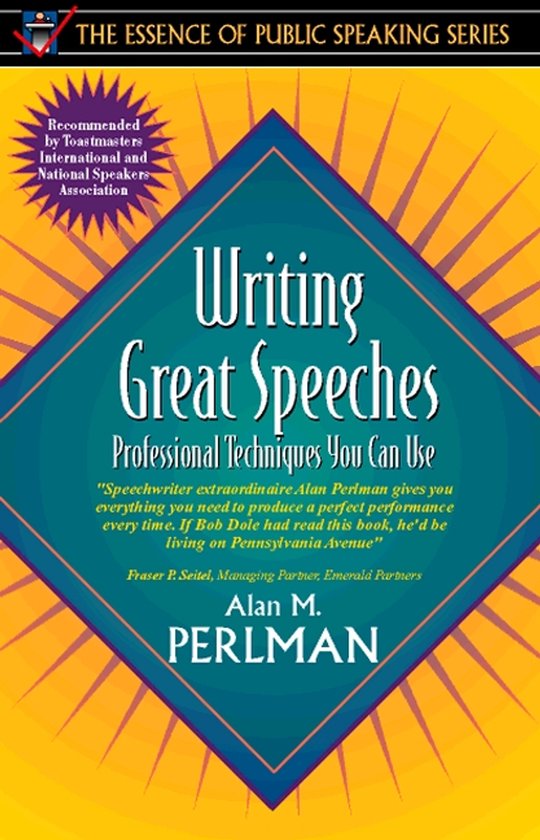 Writing Great Speeches - cover