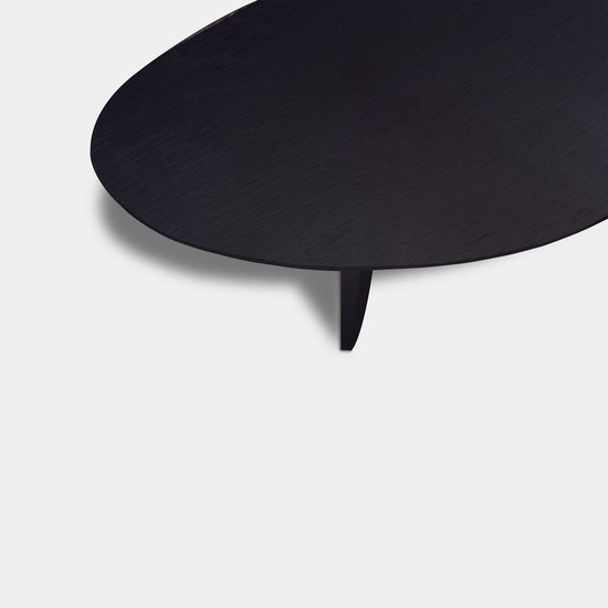 Tafel organisch eikenhout - Set Driehoek - Donker Eiken
