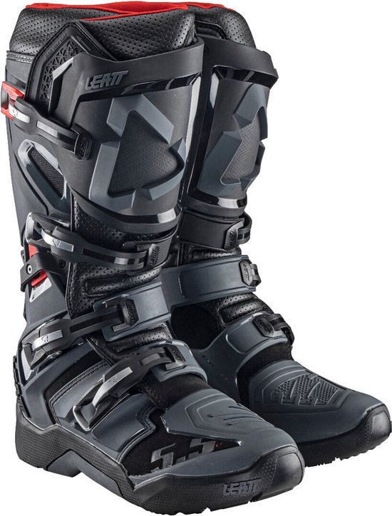 Leatt Moto 5.5 Flexlock Enduro Zwart Grijs Crosslaarzen - Maat 44/45 - Laars