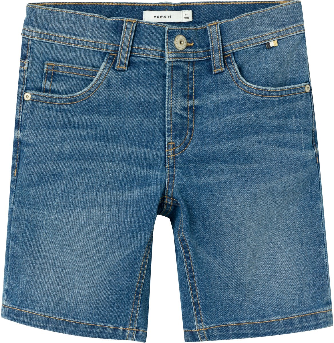 NAME IT NKMSILAS SLIM L DNM SHORTS 9896-IC TB Jongens Jeans - Maat 158