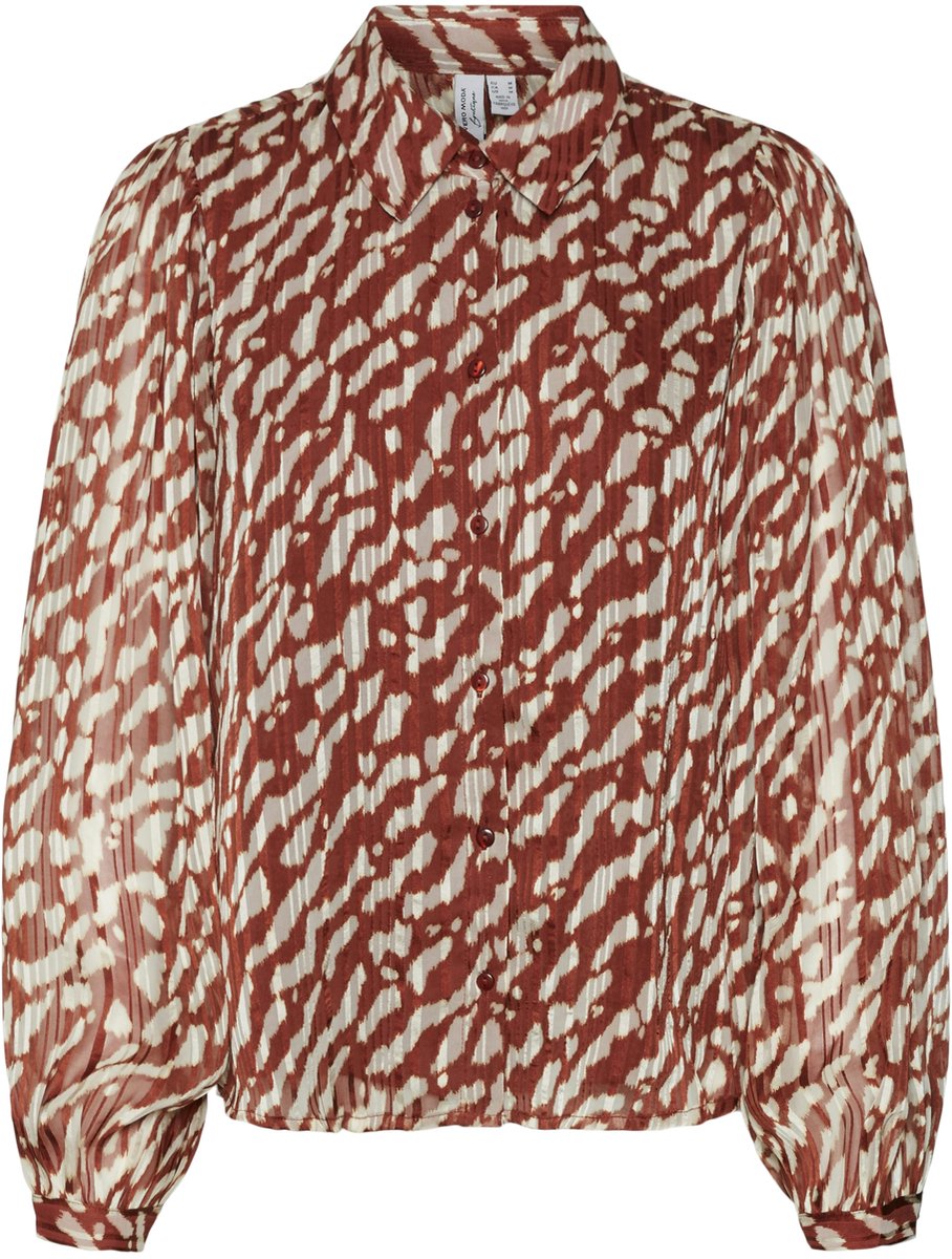 VERO MODA - VMRIE L/S SHIRT WVN BTQ GA - Dames - Blouses