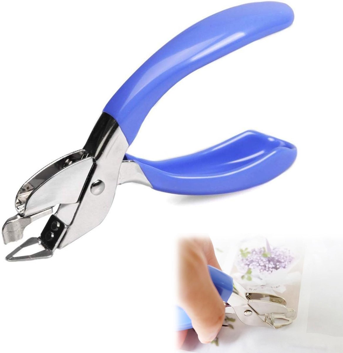 Ibenzoa® Efficiënte Handmatige Nietjesverwijderaar met Antislip Handvat en Roestvrij Staal