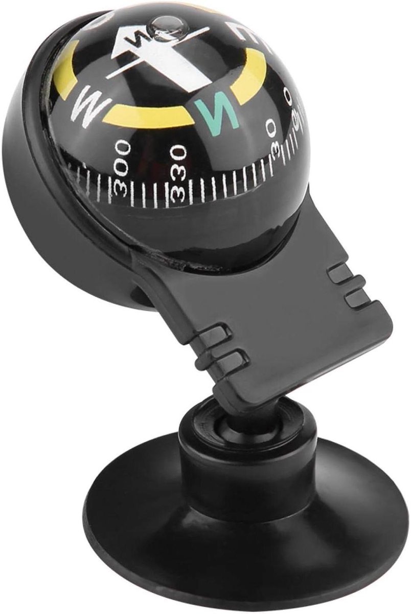 Allecto Plus - Bootkompas op Dashboard - Auto Kompas - Maritiem Kompas - Kompas voor Buiten Gebruik - Zeilboot Auto Caravan Truck - Navigatie Kompas.