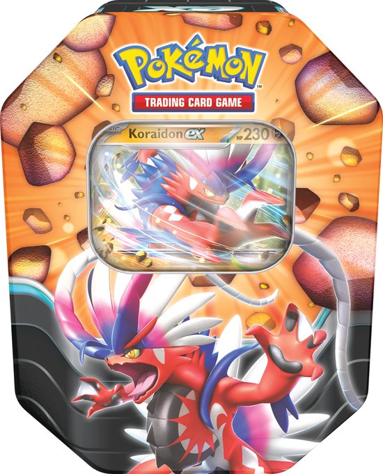 POK TCG Slashing Legends ex Tin - Koraidon