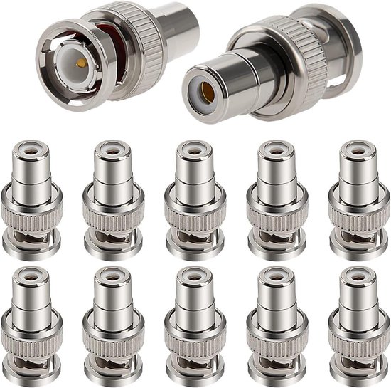 Superbat BNC Adapter Kit BNC Mannelijk/Vrouwelijk naar Mannelijk/Vrouwelijk RF Coax Coaxiale Connector Kit 6 Stks