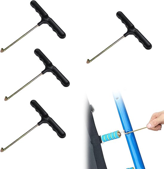 Allecto Plus - Set van 4 Trampolineveren met Veertrekker - Metaal ...