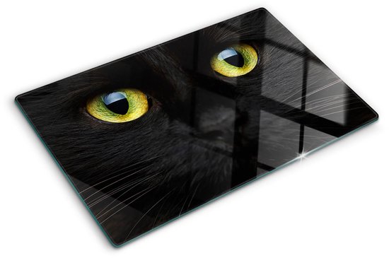 Planche à Découper Verre Trempé Tulup 60x52 Cm – Thème Carreaux De Céramique Beige