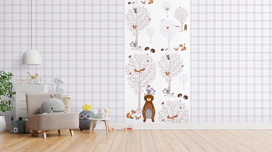 vliesbehang antraciet zwart - modern hoogwaardig woonkamer behang