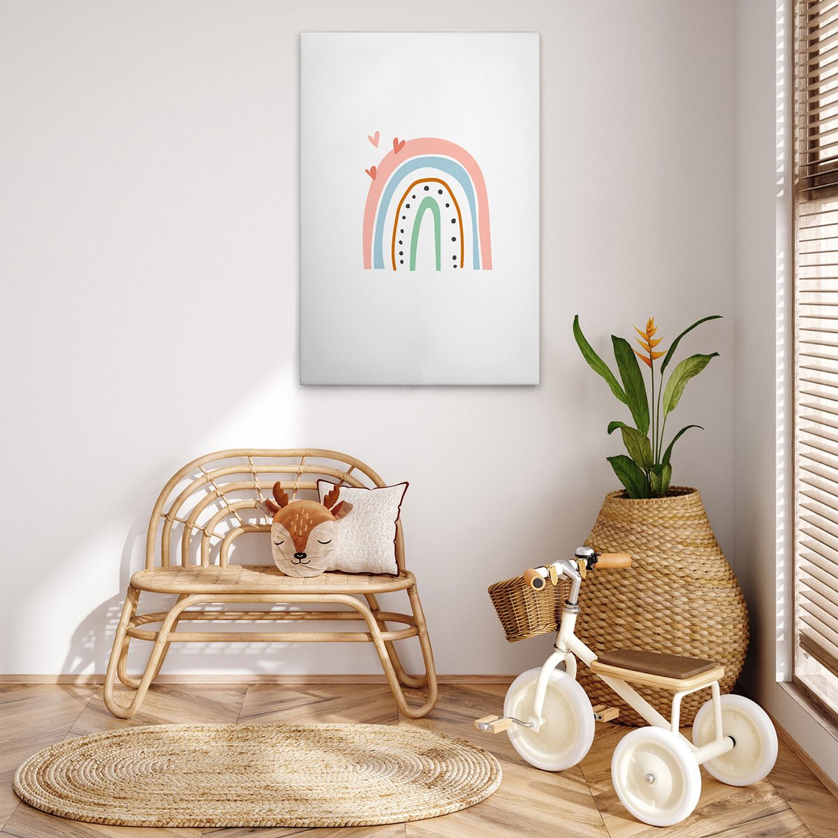 Canvas Flower Bunny 3 | DD132580