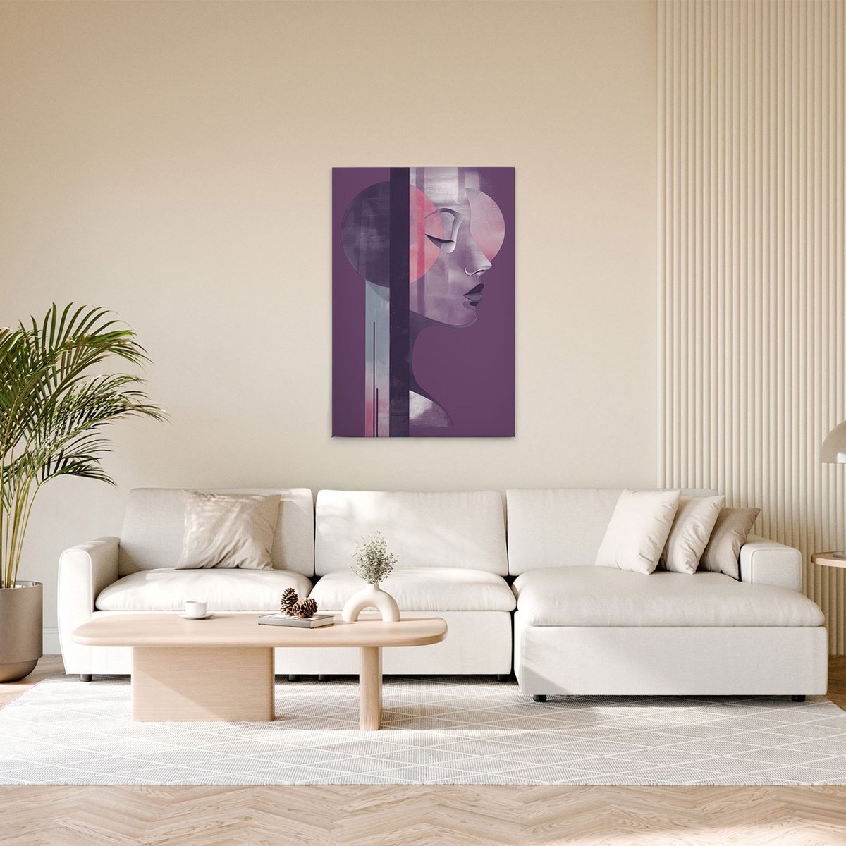 Canvas Metropolis Plum | DD133171