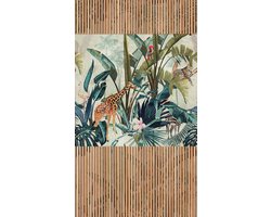 Livingwalls The Wall III Akustikpaneele-Tapete Dschungel-Tiere | 398531