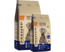 BF Petfood Lam rijst geperst 13.5 kg met kluifjes graan/ glutenvrij 500 gram