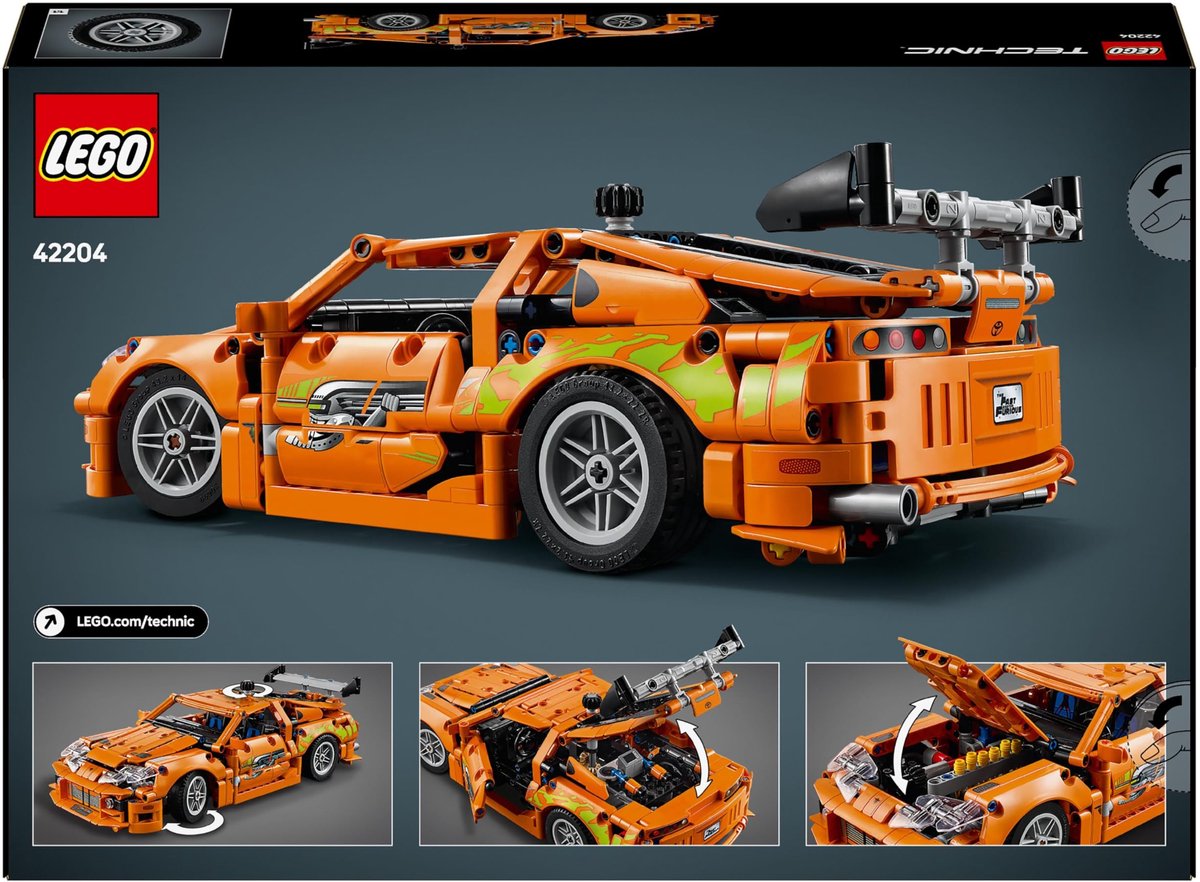 LEGO® Technic Fast and Furious Toyota Supra MK4 set - 42204 — afbeelding 19