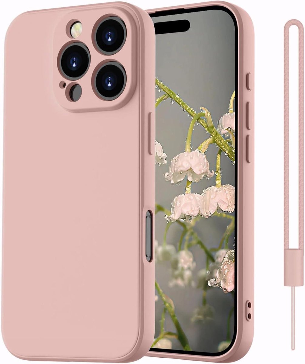 Allecto Plus - Siliconen telefoonhoes voor Pro Max in roze kleur met optimale bescherming