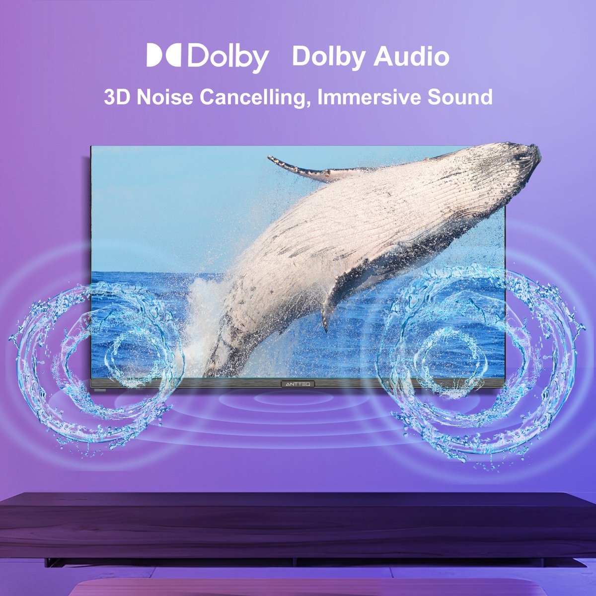 ANTTEQ G32-AH3.Q1L 32 Inch Smart TV - afbeelding 3