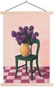 Stoel - Vaas - Bloemen