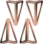 Stalen tafelpoten Vintage haarspeldpennen Driehoekige