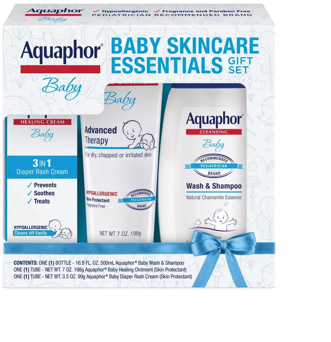 Aquaphor Baby Verzorgingsset – 3-in-1 Cadeauset