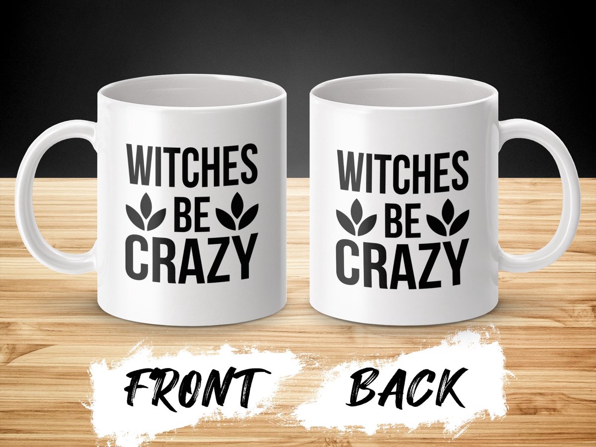 Heksen Wees Gek Mok, Grappige Heksen Spreuk, Halloween Cadeau Idee, Koffiemok, Keramische Mok, Cadeau Voor Heksenliefhebbers