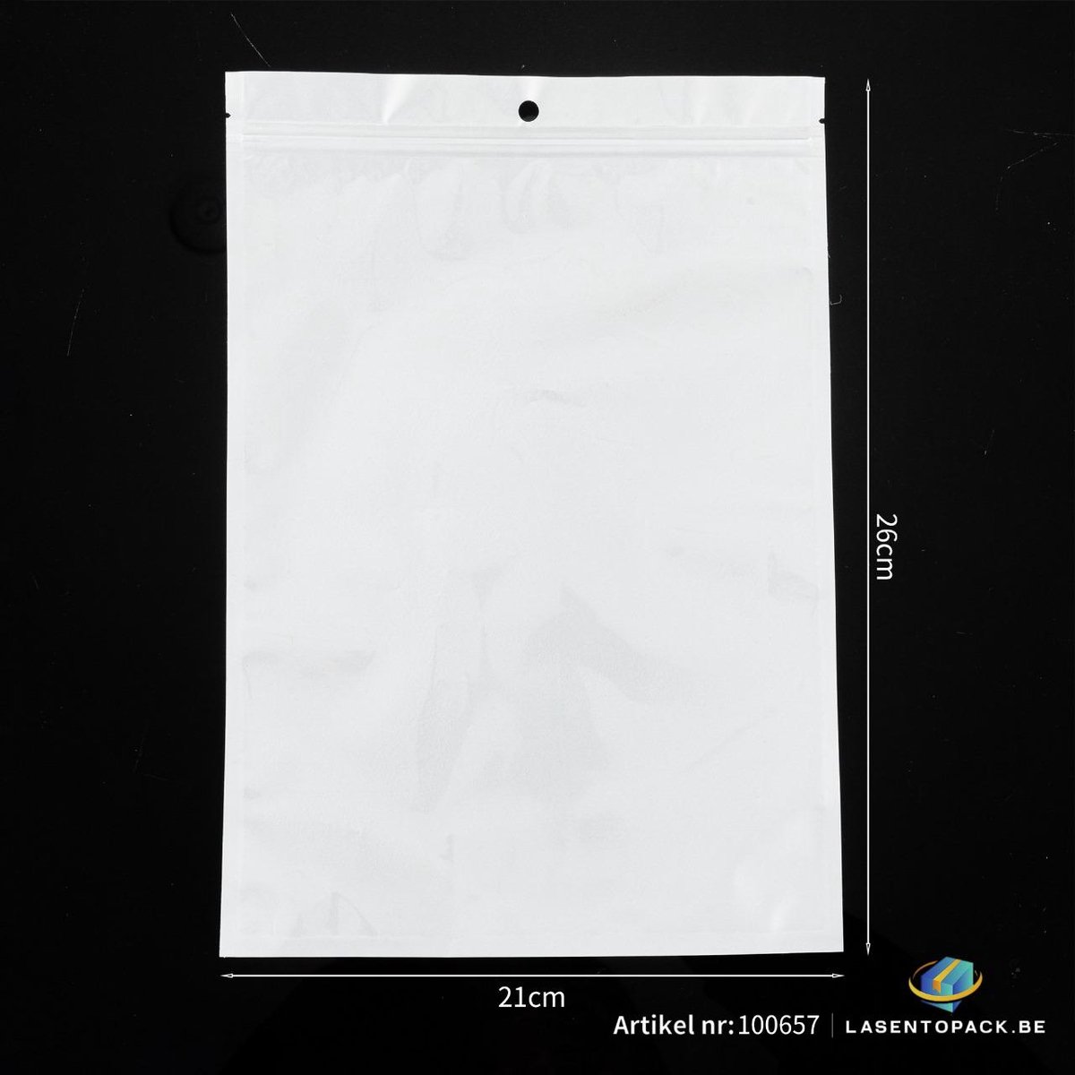 100x Reparatie Zakjes - Premium Gripzakjes (21cm x 26cm) – Zelfsluitende Sealbag Ziplock Zakjes