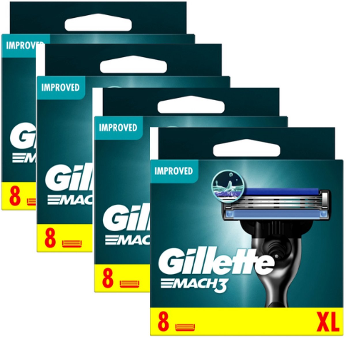 Gillette Mach3 - 32 stuks - Scheermesjes