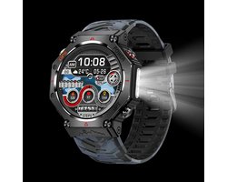 WizBay Premium Select® Smartwatch 1.39 AMOLED - CHATGPT Voice Assist - Bellen - GPS - Altitude Luchtdruk Meter - Kompas - Hart Monitor - O2 Bloeddrukmeter - Multi Sport Modi - Slaap - Message - Smartwatches - Zwarte Case - Zwarte TPU Band