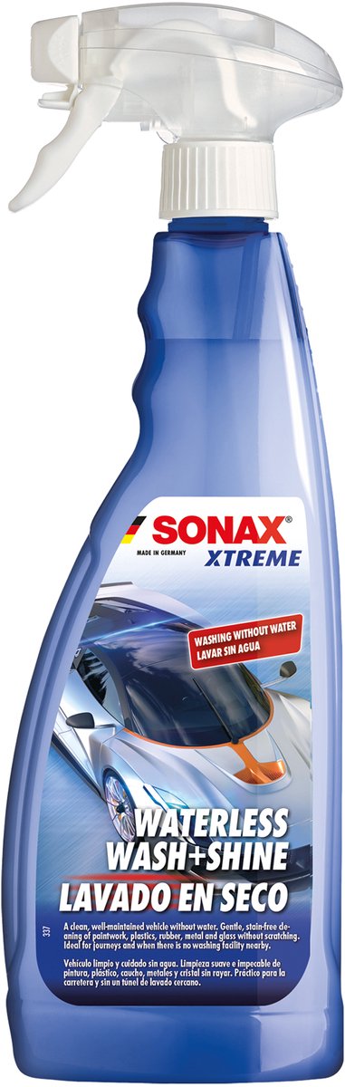 Sonax Xtreme Droogwas - Reinigt licht vervuilde oppervlakken - Hersteld oorspronkelijke glans - Geen water nodig - 750ml