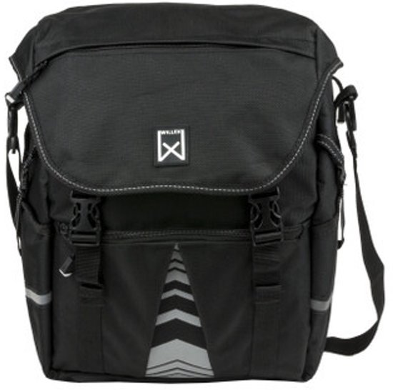 Willex Pakaftas 1200 - Enkele Fietstas - 14liter- Zwart van Willex — afbeelding 3